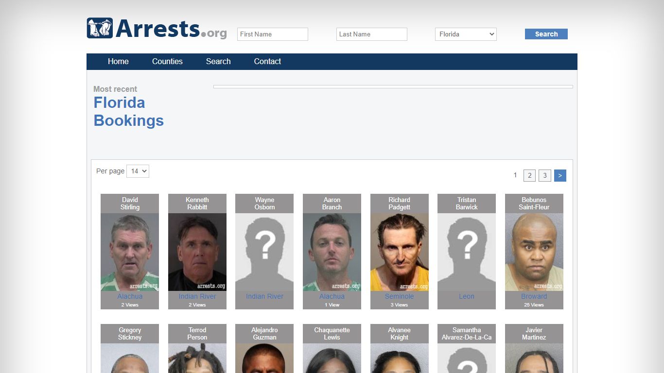 Florida Arrests and Inmate Search